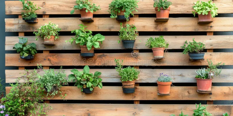 pallet vertical garden