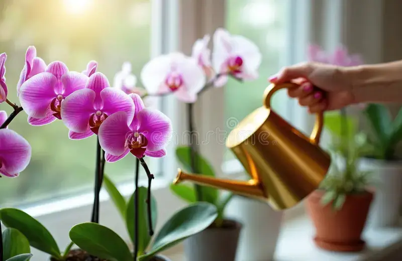 How to Water Orchids